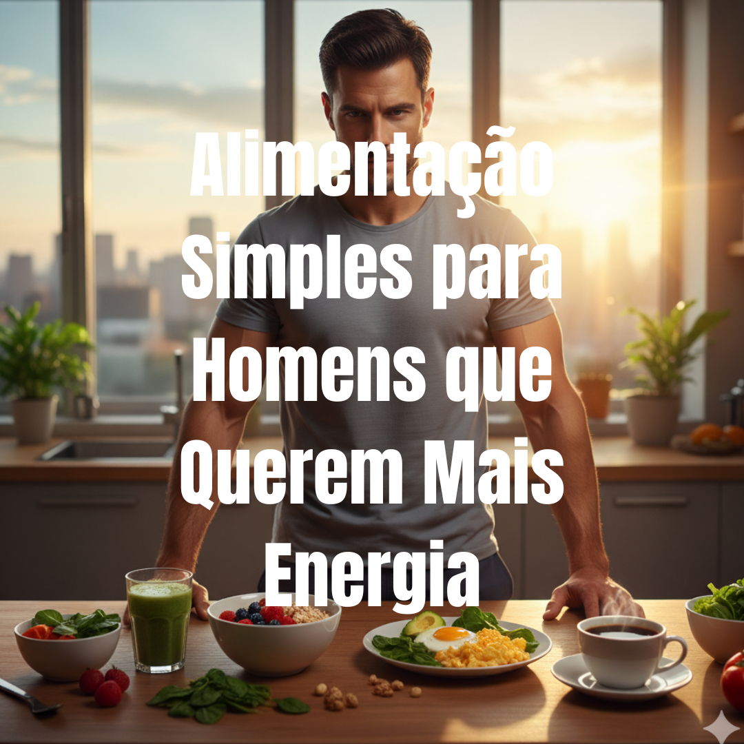 alimentação simples para homens que querem mais energia