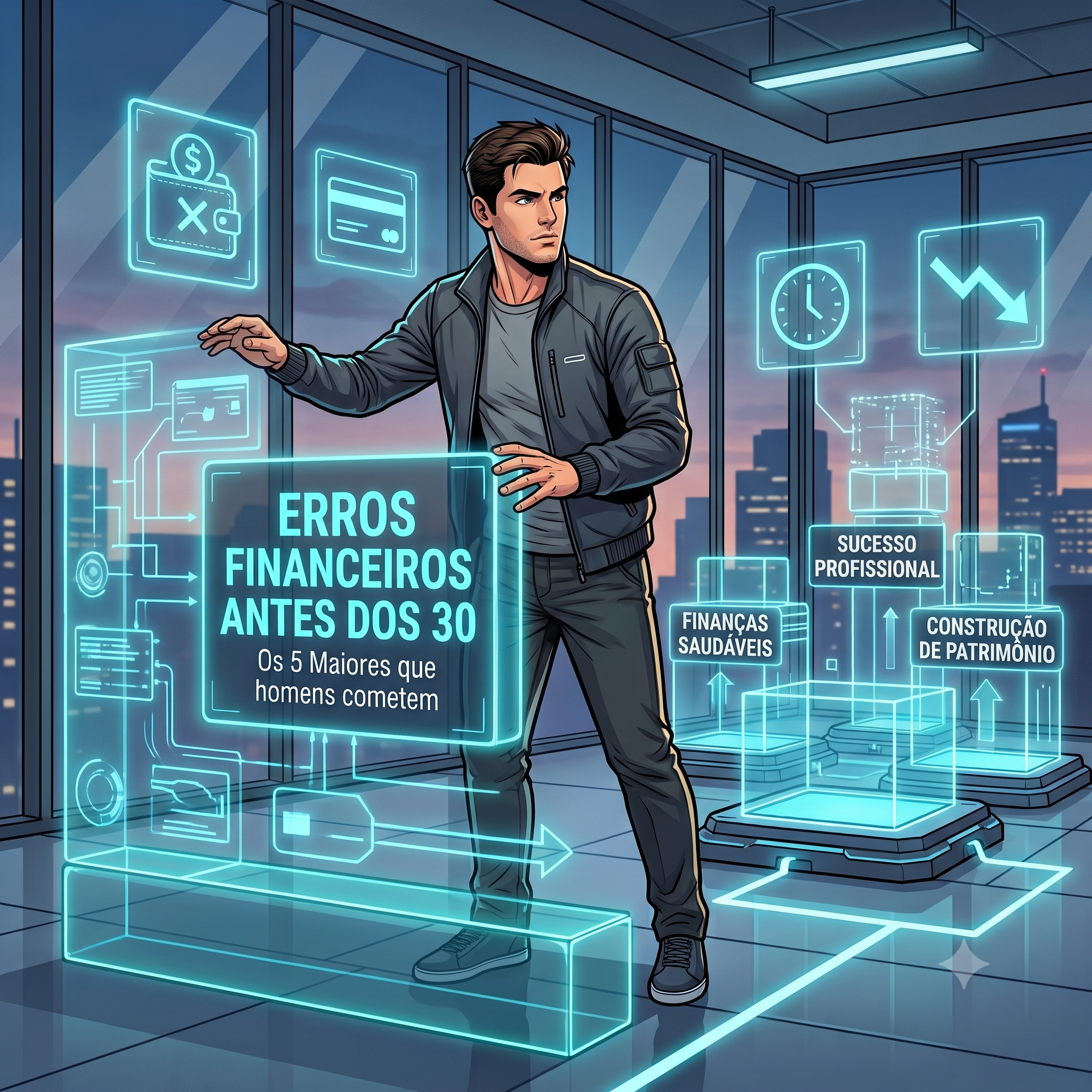 5 maiores erros financeiros antes dos 30